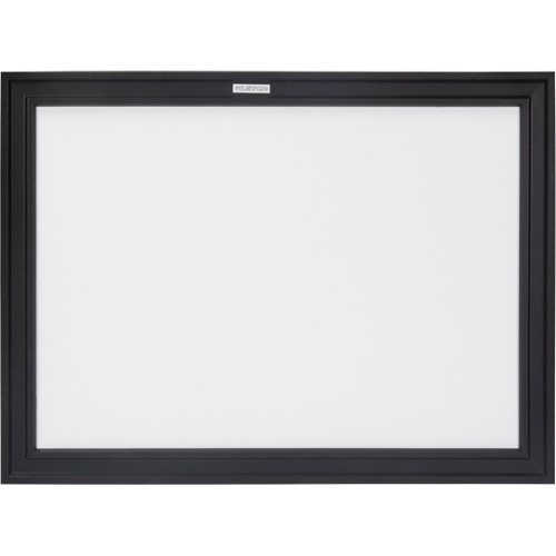 Tableau blanc &agrave; cadre MDF noir, Effacement &agrave; sec/Magn&eacute;tique, 24" la x 18" h Les Fournitures Industrielles Méga