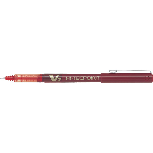 Hi-Tecpoint Pen, Red, 0.7 mm Les Fournitures Industrielles Méga