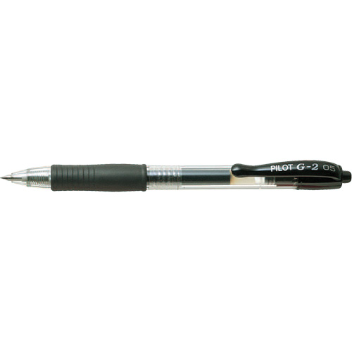 G2 Gel Pen, Black, 0.5 mm, Retractable Les Fournitures Industrielles Méga