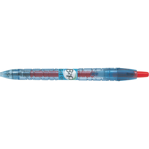 Stylo &agrave; bille roulante B2P, Rouge, 0,7 mm Les Fournitures Industrielles Méga