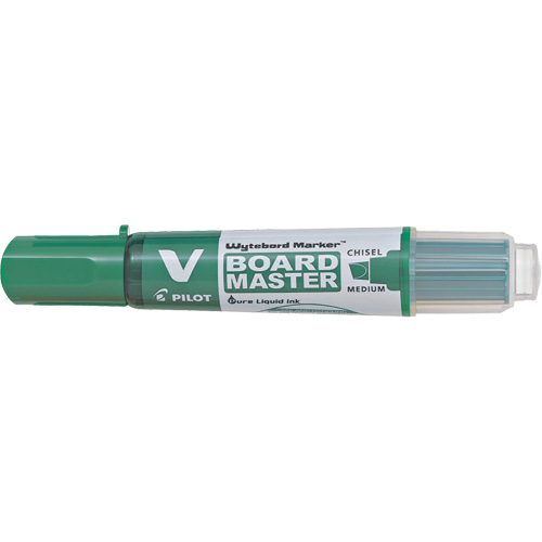 Vboard Master White Board Marker, Green, Chisel Tip Les Fournitures Industrielles Méga