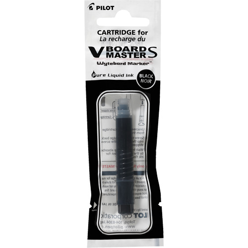 Recharge pour marqueur effaçable &agrave; sec fin Vboard Master S, Noir Les Fournitures Industrielles Méga