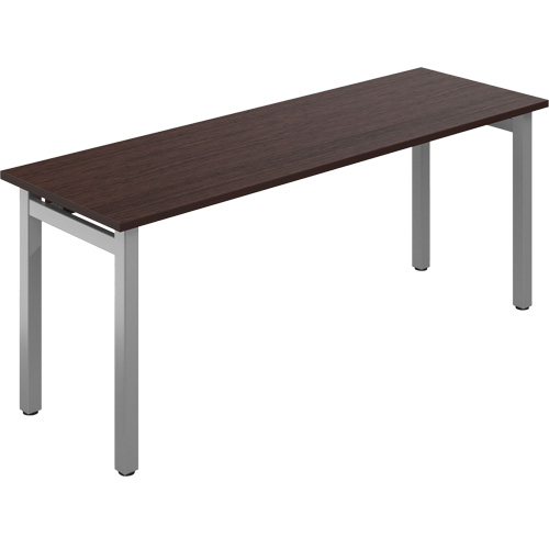 Table bureau Newland, 29-7/10" lo x 72" la x 29-3/5" h, Brun fonc&eacute; Les Fournitures Industrielles Méga