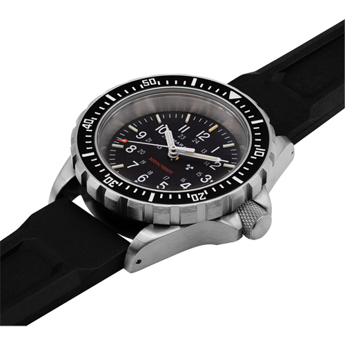 Large Diver's Quartz Watch, Digital, Battery Operated, 41 mm, Black Les Fournitures Industrielles Méga