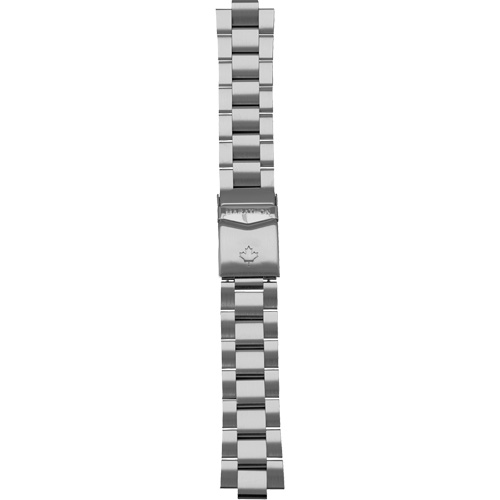 Grey Maple Large Diver's Automatic Watch with Stainless Steel Bracelet, Digital, Battery Operated, 41 mm, Silver Les Fournitures Industrielles Méga