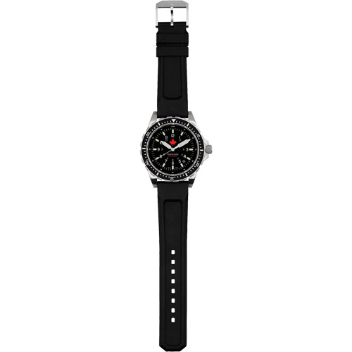 Red Maple Jumbo Diver's Quartz Watch, Digital, Battery Operated, 46 mm, Black Les Fournitures Industrielles Méga