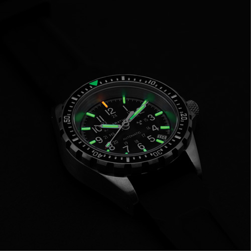 Tr&egrave;s grande montre chronographe automatique pour plongeur/pilote d'avion, Num&eacute;rique, &agrave; piles, 46 mm, Noir Les Fournitures Industrielles Méga