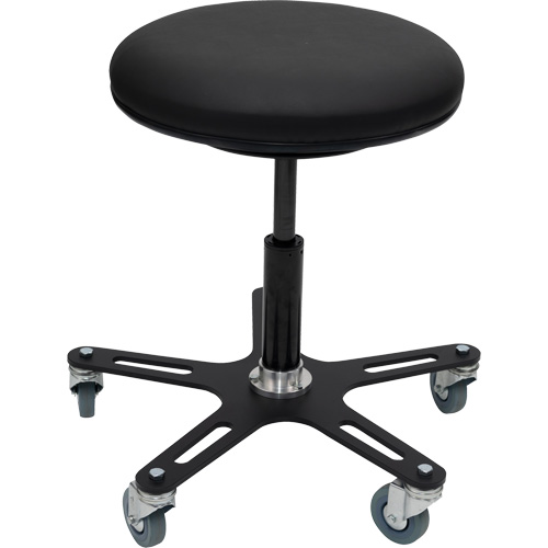 Tabouret Industriel OmniStool, Mobile, Ajustable, 22-1/2", Vinyle Si&egrave;ge Les Fournitures Industrielles Méga