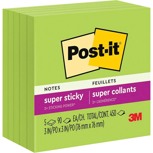 Super blocs-notes autocollantes Post-it Les Fournitures Industrielles Méga