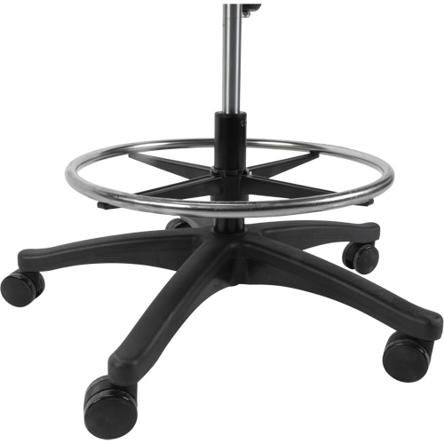 Mesh Work Stool, Mobile, Adjustable Height, 450 lbs. Capacity Les Fournitures Industrielles Méga