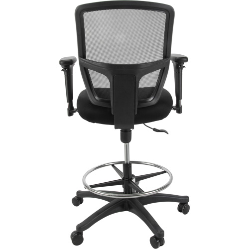 Mesh Work Stool, Mobile, Adjustable Height, 450 lbs. Capacity Les Fournitures Industrielles Méga