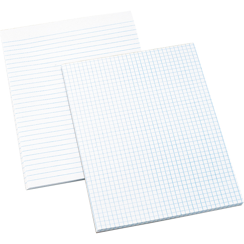 Tablettes de papier blanc Les Fournitures Industrielles Méga