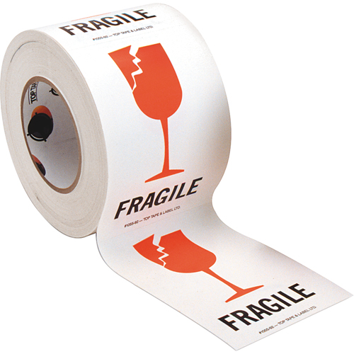 "Fragile" Special Handling Labels, 6" L x 4" W, Red on White Les Fournitures Industrielles Méga