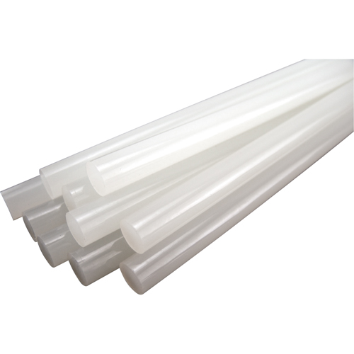 Glue Stick, 7/16" Dia. x 10" L, Clear Les Fournitures Industrielles Méga
