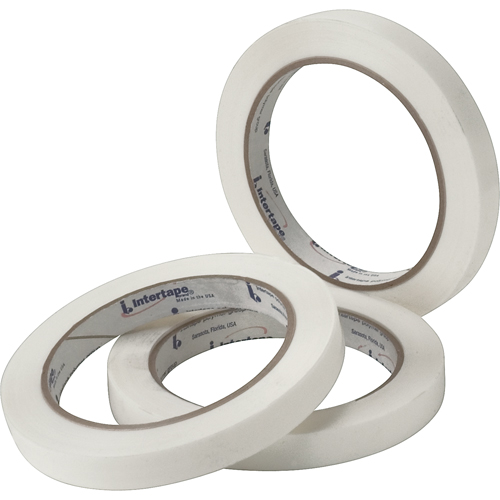 Ruban de cerclage polyvalent blanc, &eacute;paisseur 2,7 mils, 12 mm (47/100") x 54,864 m (180')  Les Fournitures Industrielles Méga