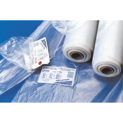 Poly Sheeting - Light Duty, 177' L, 8-1/2' W Les Fournitures Industrielles Méga
