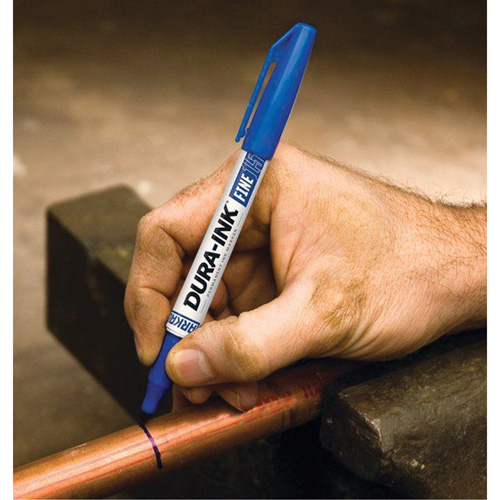 Dura-Ink&reg; Markers - #15, Blue, Fine Tip Les Fournitures Industrielles Méga