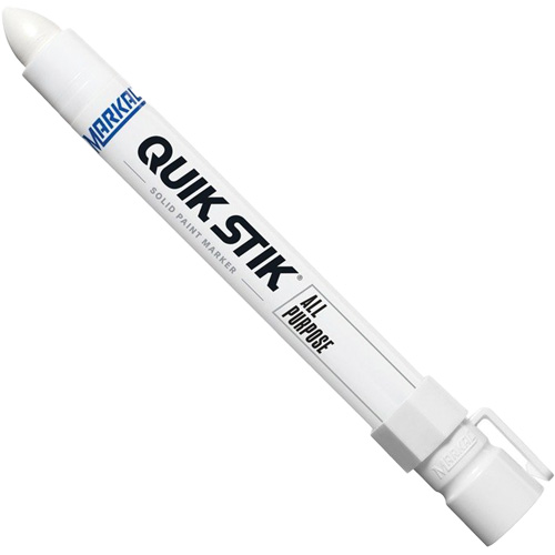 Quik Stik&reg; Twist-Up Paint Markers, Solid Stick, White Les Fournitures Industrielles Méga