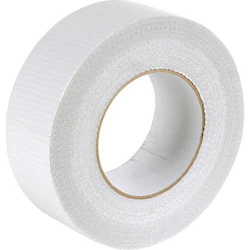 Utility Grade Duct Tape AC20, 9 mils, White, 48 mm (2") x 55 m (180') Les Fournitures Industrielles Méga