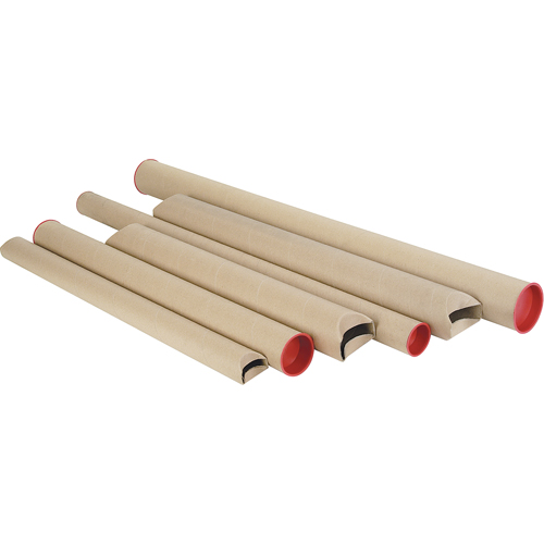 Tubes postaux Snap-Seal, 2" la x 18" lo Les Fournitures Industrielles Méga
