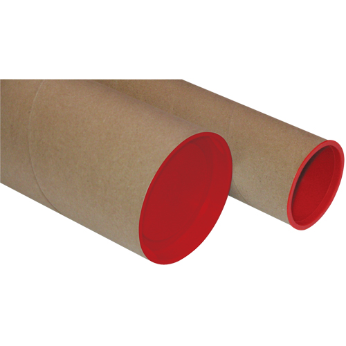 Tubes postaux Plug-Seal, Ronde, 2" la x 25" lo Les Fournitures Industrielles Méga