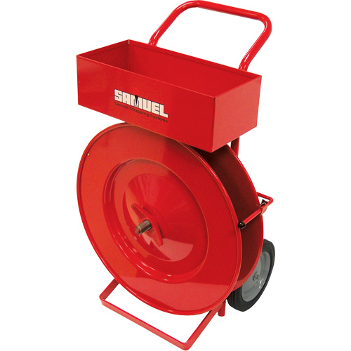 Distributeur de feuillards, Feuillard Polyester/Acier/Polypropyl&egrave;ne, Dia de noyau 16", largeur de rouleau 2,875" Les Fournitures Industrielles Méga
