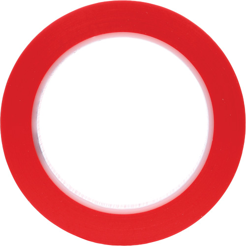 Ruban en vinyle 471, 12 mm (1/2") la x 32,9 m (108') lo, 5,3 mils, Rouge Les Fournitures Industrielles Méga