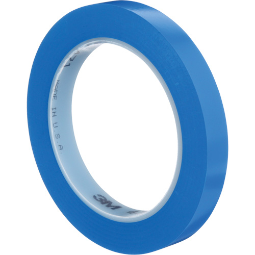 471 Vinyl Tape, 12 mm (1/2") W x 32.9 m (108') L, 5.3 mils, Blue Les Fournitures Industrielles Méga