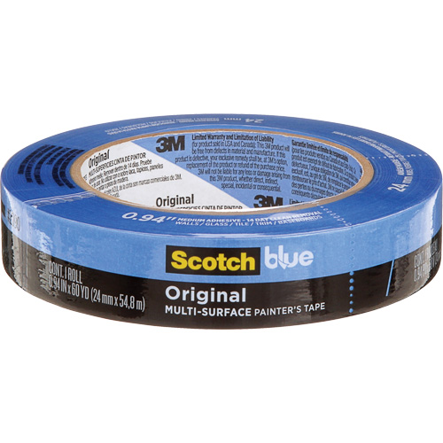 Painter's Masking Tape 2090, 25.4 mm (1") x 55 m (180'), Blue Les Fournitures Industrielles Méga