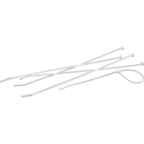 Attaches de c&acirc;bles, Longueur 4", R&eacute;sistance &agrave; la traction 18 lb, Naturel Les Fournitures Industrielles Méga