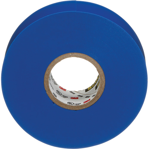 Rubans en vinyle pour codage en couleurs 35 Scotch, 19 mm (3/4") x 20,1 m (66'), Bleu, 7 mils Les Fournitures Industrielles Méga
