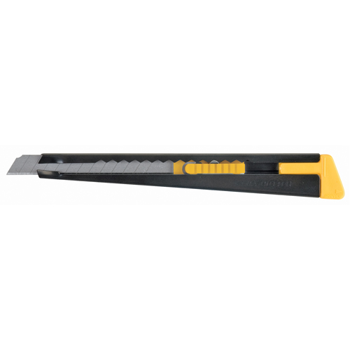 Standard-Duty Knife ATK600, 9 mm, Carbon Steel, Plastic Handle Les Fournitures Industrielles Méga