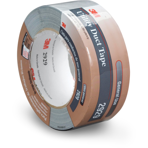 Rubans adh&eacute;sifs polyvalents 2929, 6 mils, Argent, 48 mm (2") x 45,7 m (150') Les Fournitures Industrielles Méga