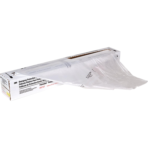 Feuille de protection contre l'exc&egrave;s de projection, 400' lo x 12' la, Plastique Les Fournitures Industrielles Méga