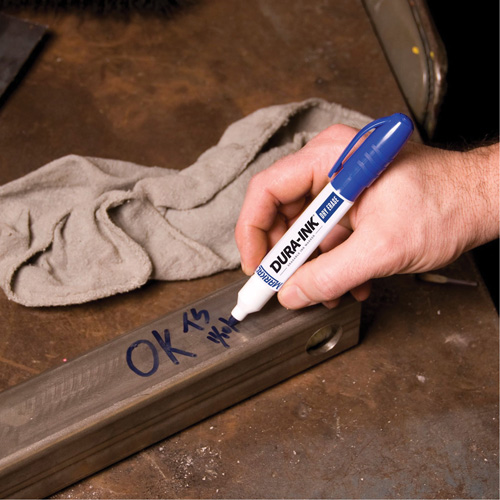 Dura-Ink&reg; Dry Erase Ink Markers, Blue, Bullet Tip Les Fournitures Industrielles Méga