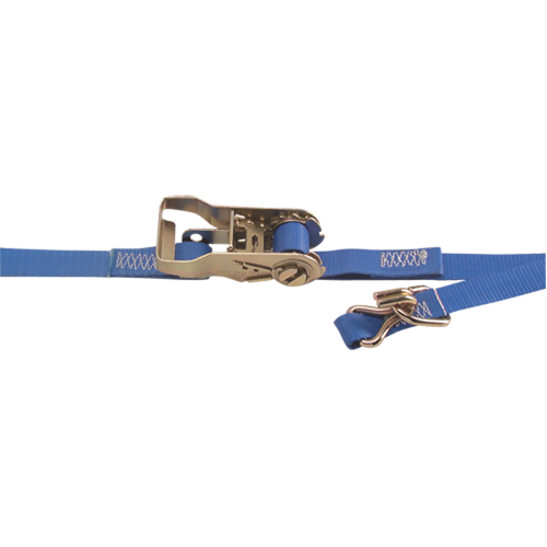 Heavy-Duty Utility Straps, Ratchet, 1" W x 16' L, 835 lbs. (380 kg) WLL Les Fournitures Industrielles Méga