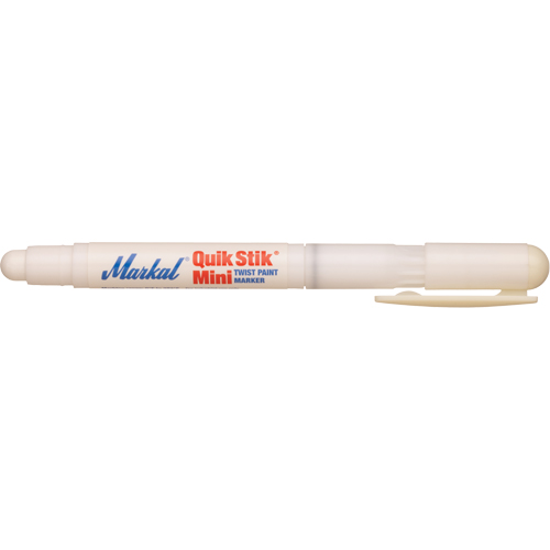 Quik Stik&reg; Mini Paint Marker, Solid Stick, White Les Fournitures Industrielles Méga