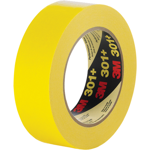 Ruban-cache performance 301+, 12 mm (1/2") x 54,8 m (180'), Jaune Les Fournitures Industrielles Méga
