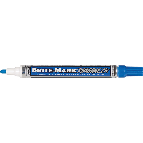 Marqueur RoughNeck Brite-Mark, Liquide, Bleu Les Fournitures Industrielles Méga