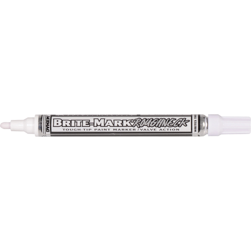Brite-Mark&reg; RoughNeck Marker, Liquid, White Les Fournitures Industrielles Méga