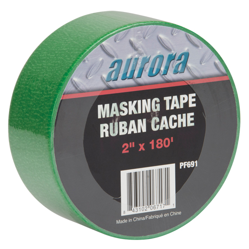 Painters Masking Tape, 50 mm (2") x 55 m (180'), Green Les Fournitures Industrielles Méga