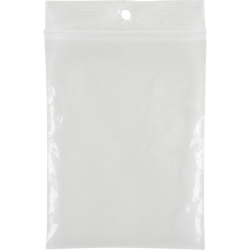 Sacs en poly, Refermable, 4" x 3", 4 mils Les Fournitures Industrielles Méga