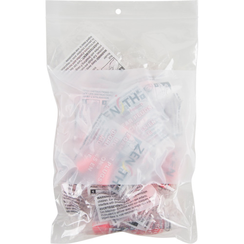 White Block Poly Bags, Reclosable, 9" x 6", 2 mils Les Fournitures Industrielles Méga