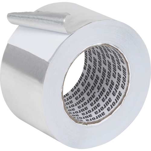 Aluminum Foil Tape, 1.5 mils Thick, 72 mm (3") x 45.7 m (150') Les Fournitures Industrielles Méga
