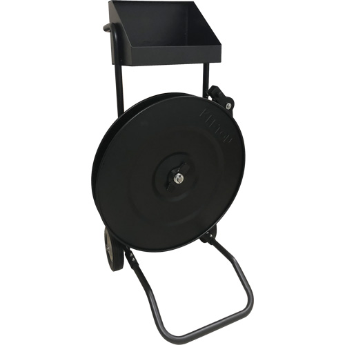 Distributeur de feuillards, Feuillard Polyester/Acier/Polypropyl&egrave;ne, Dia de noyau 16"/8", largeur de rouleau 3"/8"/6" Les Fournitures Industrielles Méga