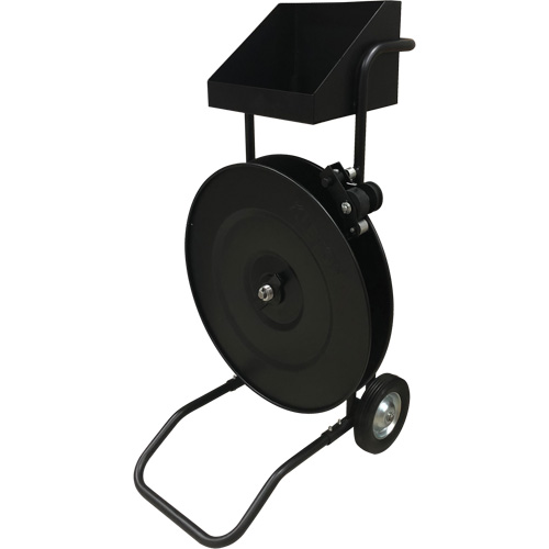 Distributeur de feuillards, Feuillard Polyester/Acier/Polypropyl&egrave;ne, Dia de noyau 16"/8", largeur de rouleau 3"/8"/6" Les Fournitures Industrielles Méga