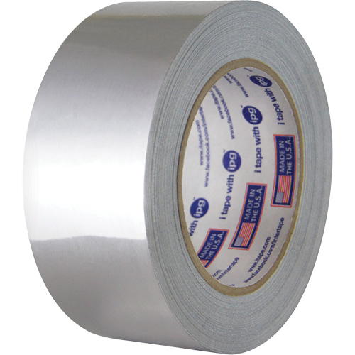 Ruban autocollant argent&eacute; en feuille d'aluminium, &eacute;paisseur 3 mils, 25,4 mm (1") x 54,86 m (180') Les Fournitures Industrielles Méga