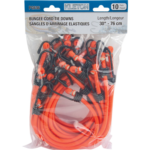 Bungee Cord Tie Downs, 30" Les Fournitures Industrielles Méga
