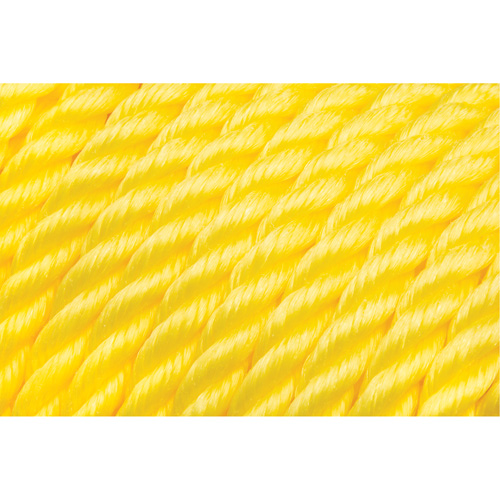Corde jaune tress&eacute;e 5/8", Polypropyl&egrave;ne, 200' Les Fournitures Industrielles Méga
