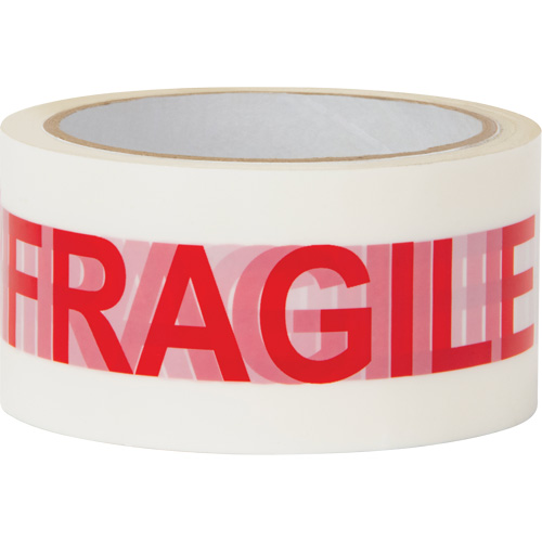 Ruban d'emballage Fragile, Adh&eacute;sif Thermofusible, 2 mils, 48 mm (2") x 100 m (328') Les Fournitures Industrielles Méga